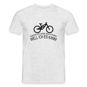 Triathlon Swim Bike Run Marathonun - Männer T-Shirt - Grau meliert - Vorne - AI Model Male 178 dark (178cm)