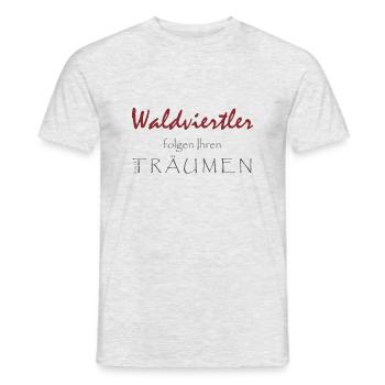 Waldviertler 11 - Männer T-Shirt - Grau meliert - Vorne - AI Model Male 178 dark (178cm)