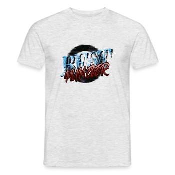 Famille crête Antireligion T-shirts anniversaire humour - T-shirt homme - gris chiné - Devant - AI Model Male 178 dark (178cm)