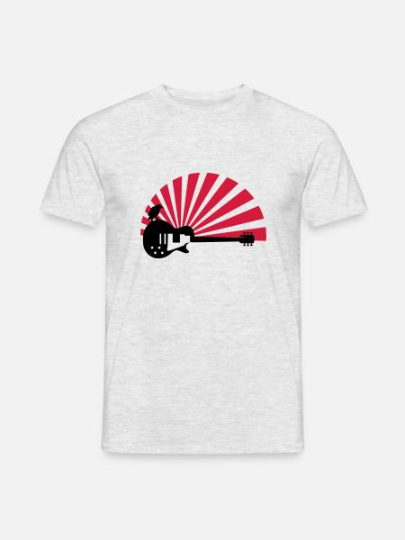 gitarre - T-shirt homme - gris chiné