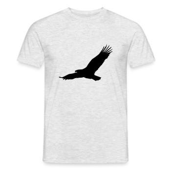 Adler - Männer T-Shirt - Grau meliert - Vorne - AI Model Male 178 dark (178cm)