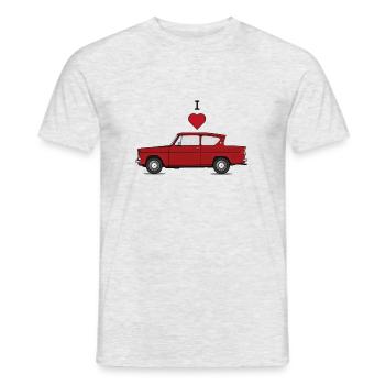 J'aime Anglia - T-shirt homme - gris chiné - Devant - AI Model Male 178 dark (178cm)