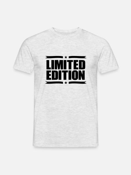 Limited Edition - Männer T-Shirt - Grau meliert