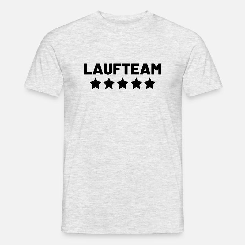 laufteam läufer - Männer T-Shirt - Grau meliert