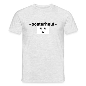 oosterhout Druck mit Flagge, oosterhout Brabant - Männer T-Shirt - Grau meliert - Vorne - AI Model Male 178 dark (178cm)