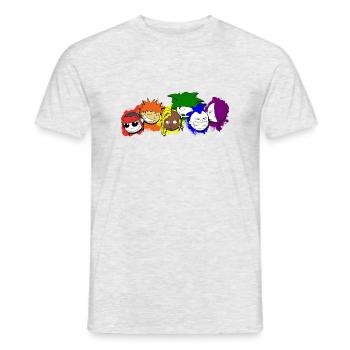 LGBTQ+ Punks - T-shirt homme - gris chiné - Devant - AI Model Male 178 dark (178cm)