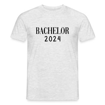 Études de fin d’études Bacherlor 2024 - T-shirt homme - gris chiné - Devant - AI Model Male 178 dark (178cm)