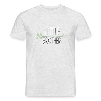 Little brother - Petit Frère - Men's T-Shirt - heather grey - Front - AI Model Male 178 dark (178cm)