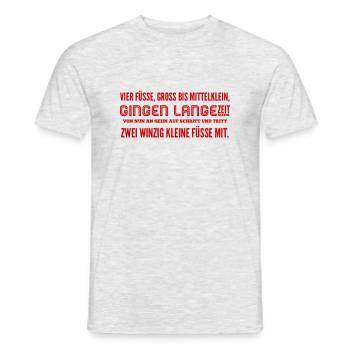 Pregnancy Birth - Men's T-Shirt - heather grey - Front - AI Model Male 178 dark (178cm)