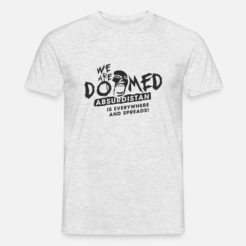 absurdistan - Männer T-Shirt - Grau meliert