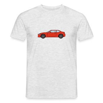 red car - Men's T-Shirt - heather grey - Front - AI Model Male 178 dark (178cm)
