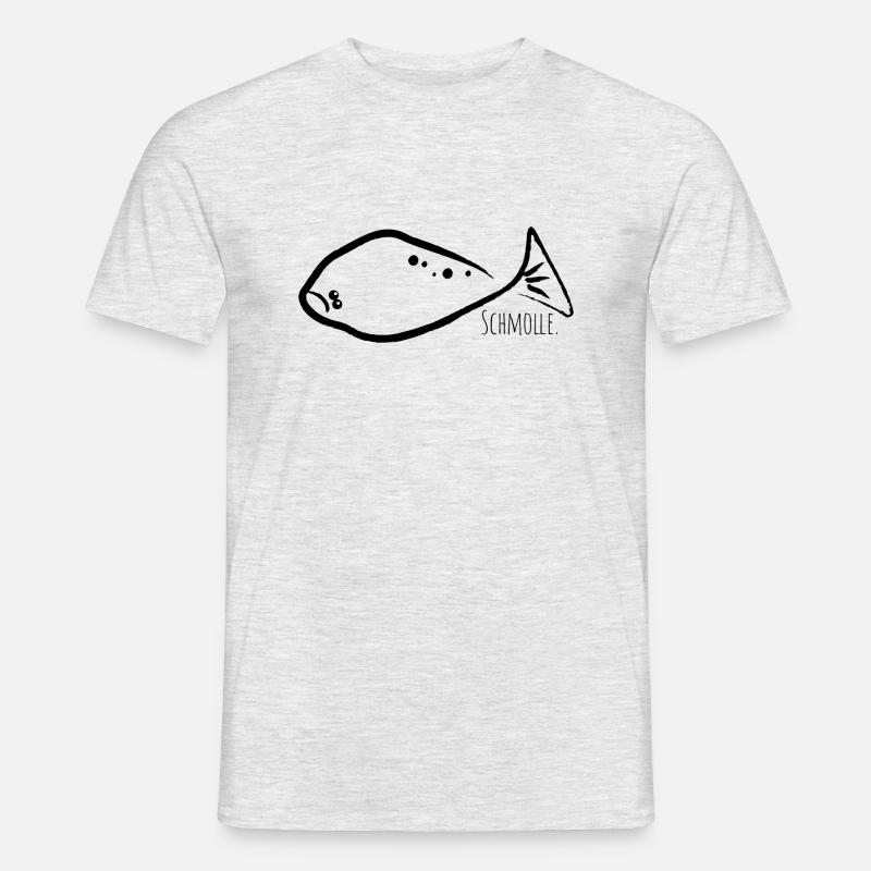 Schmolle schwarz - Männer T-Shirt - Grau meliert