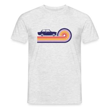 Trabi  Retro Vintage DDR Ost Auto Design - Men's T-Shirt - heather grey - Front - AI Model Male 178 dark (178cm)