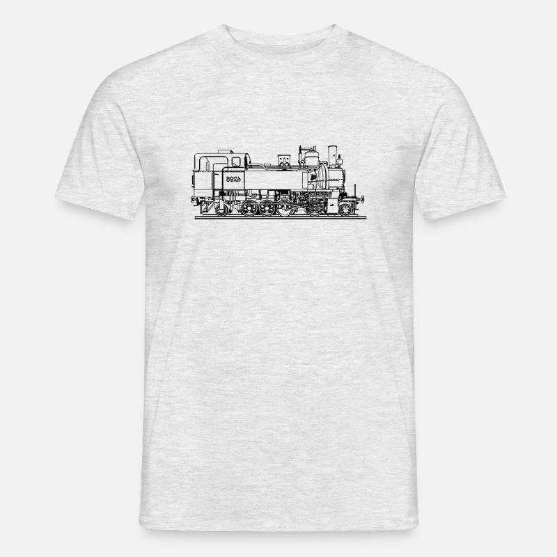 Zug - Männer T-Shirt - Grau meliert