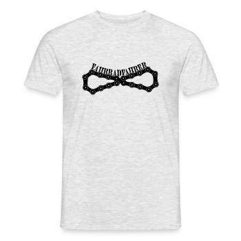 Hätte hätte Fahrrad Kette 27 - Männer T-Shirt - Grau meliert - Vorne - AI Model Male 178 dark (178cm)