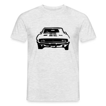 AUTO - Männer T-Shirt - Grau meliert - Vorne - AI Model Male 178 dark (178cm)