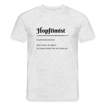 Weisheiten Sprüche Bier - Männer T-Shirt - Grau meliert - Vorne - AI Model Male 178 dark (178cm)