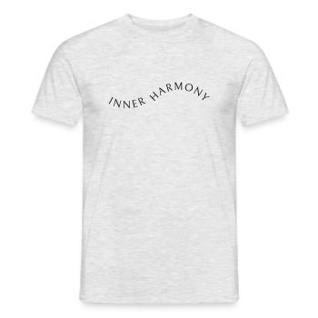 Innere Harmonie - Männer T-Shirt - Grau meliert - Vorne - AI Model Male 178 dark (178cm)