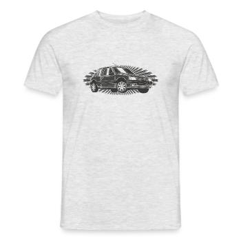 205 vintage stamp - T-shirt homme - gris chiné - Devant - AI Model Male 178 dark (178cm)