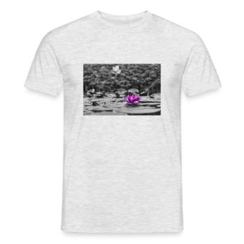schöne Lillie - Männer T-Shirt - Grau meliert - Vorne - AI Model Male 178 dark (178cm)