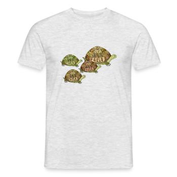 Turtles - Men's T-Shirt - heather grey - Front - AI Model Male 178 dark (178cm)