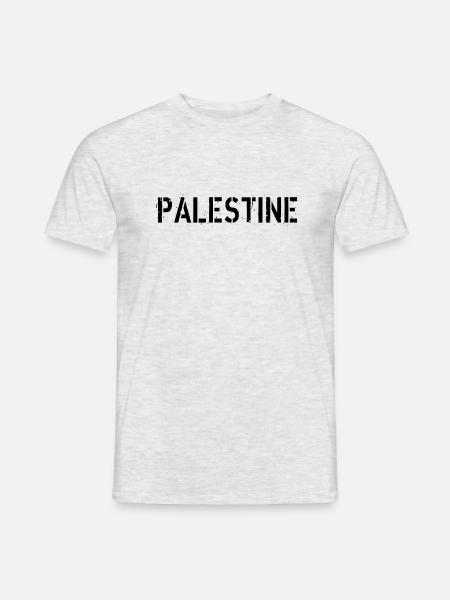 PALÄSTINA - Männer T-Shirt - Grau meliert