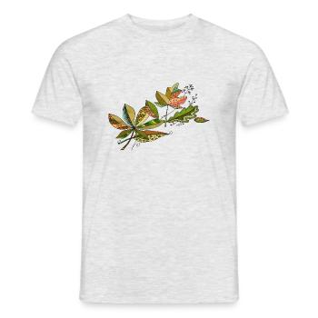 Liste - Männer T-Shirt - Grau meliert - Vorne - AI Model Male 178 dark (178cm)