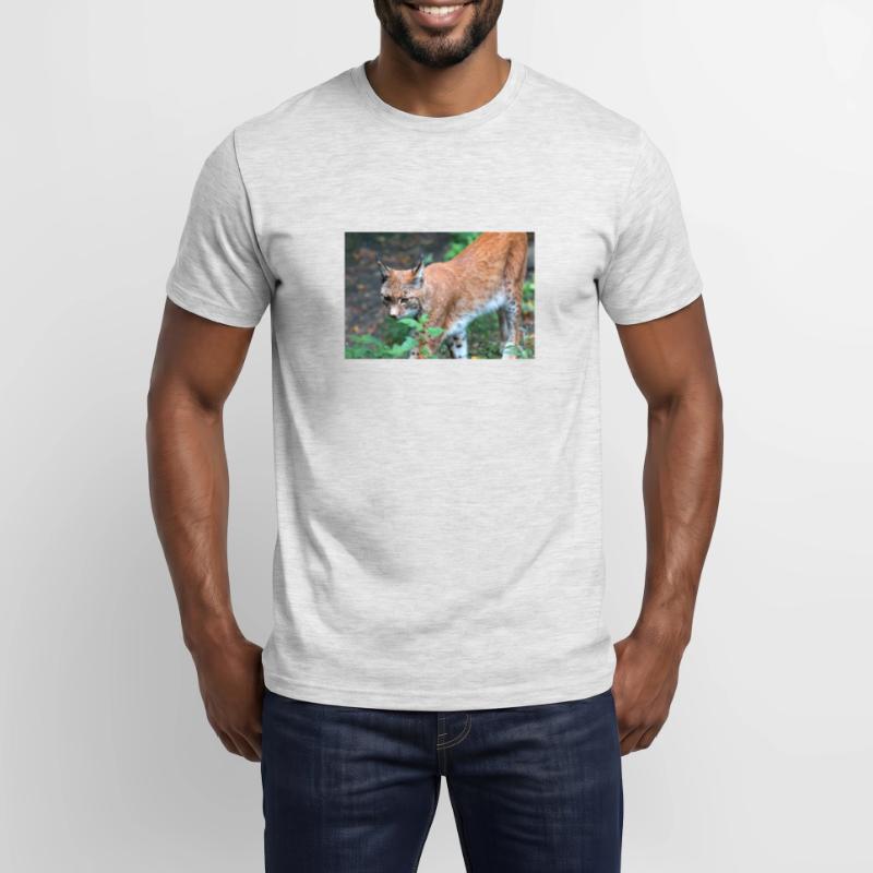 Eurasischer Luchs oder Nördlicher Luchs Männer T-Shirt