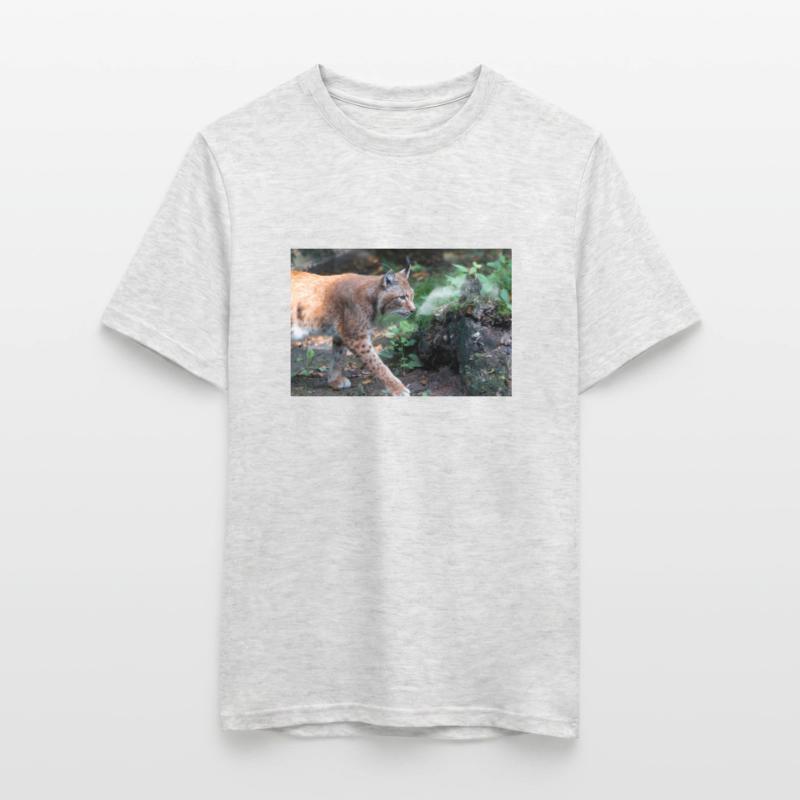 Eurasischer Luchs oder Nördlicher Luchs Männer T-Shirt