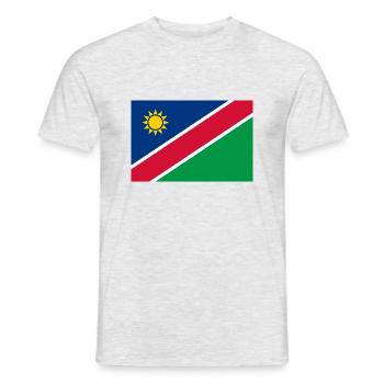 Namibia - Männer T-Shirt - Grau meliert - Vorne - AI Model Male 178 dark (178cm)