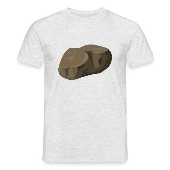 Stein - Männer T-Shirt - Grau meliert - Vorne - AI Model Male 178 dark (178cm)