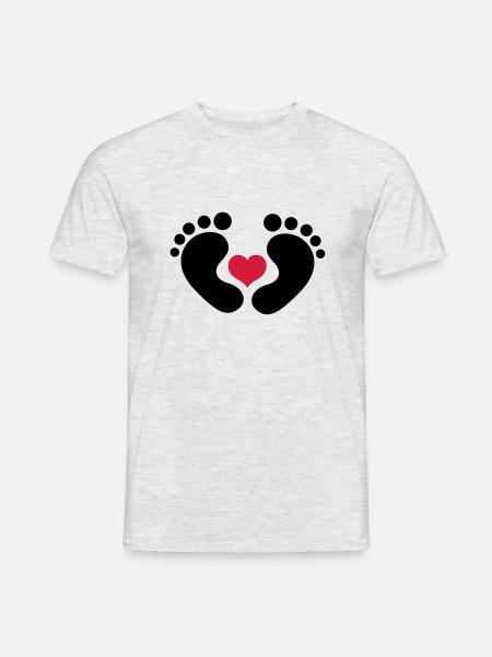baby - Men's T-Shirt - heather grey