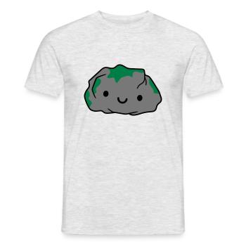 Stone Rock Stone - Men's T-Shirt - heather grey - Front - AI Model Male 178 dark (178cm)