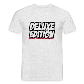 deluxe_edition_002 - Männer T-Shirt - Grau meliert - Vorne - AI Model Male 178 dark (178cm)