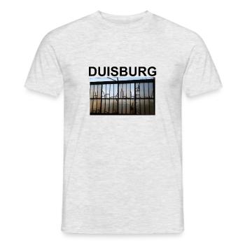Duisburg - Männer T-Shirt - Grau meliert - Vorne - AI Model Male 178 dark (178cm)