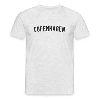 Conception de Copenhague - T-shirt homme - gris chiné - Devant - AI Model Male 178 dark (178cm)