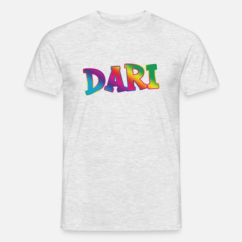 Dari - Männer T-Shirt - Grau meliert