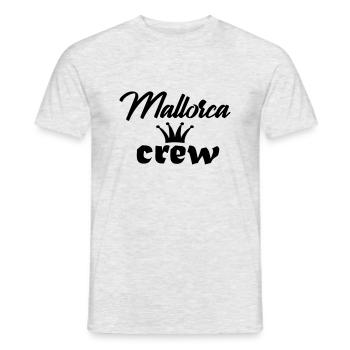 Mallorca Crew - Men's T-Shirt - heather grey - Front - AI Model Male 178 dark (178cm)
