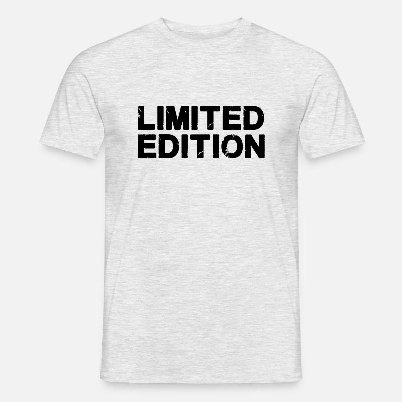 limited edition - Männer T-Shirt - Grau meliert