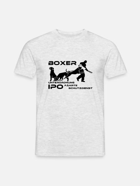404 Boxer IPO / VPG - Männer T-Shirt - Grau meliert