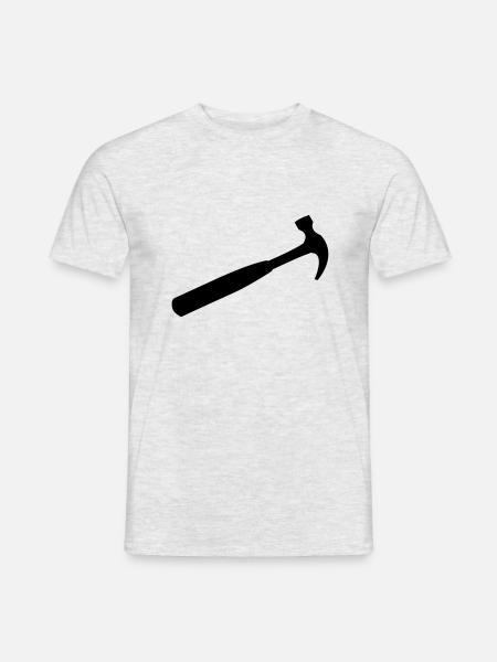 marteau - T-shirt homme - gris chiné