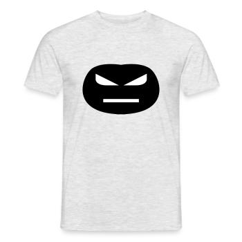 Angry - Men's T-Shirt - heather grey - Front - AI Model Male 178 dark (178cm)
