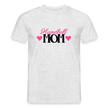 Handball Mom - Männer T-Shirt - Grau meliert - Vorne - AI Model Male 178 dark (178cm)