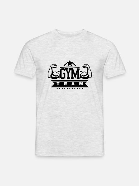 gym_team_yu1 - Männer T-Shirt - Grau meliert