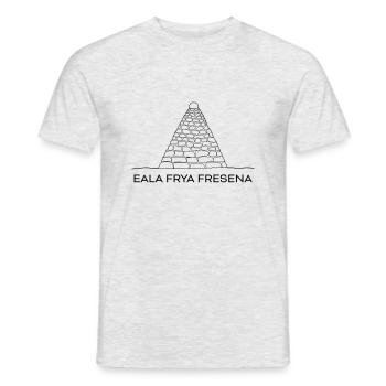 Upstalsboom - Männer T-Shirt - Grau meliert - Vorne - AI Model Male 178 dark (178cm)
