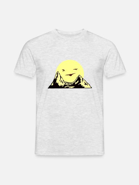 Chilling sun - Men's T-Shirt - heather grey
