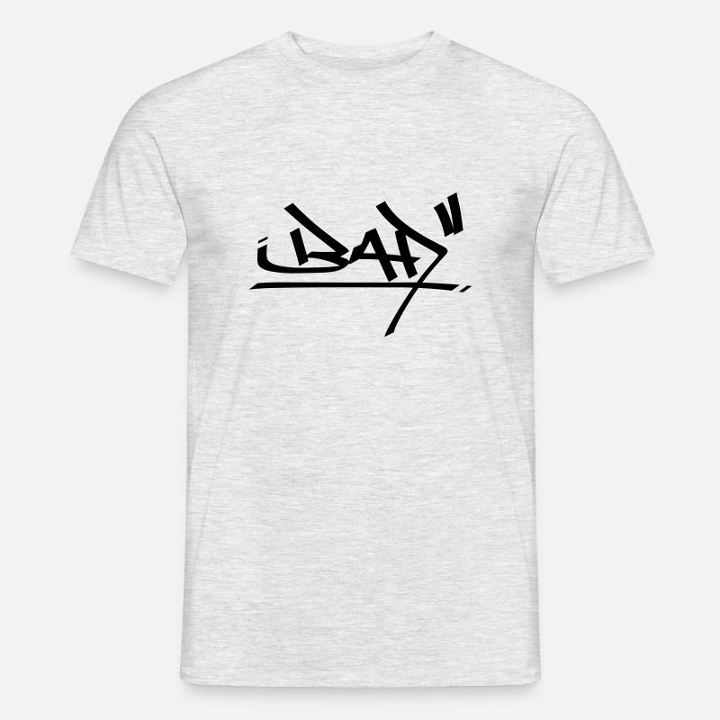 graffiti bad 01 - Männer T-Shirt - Grau meliert