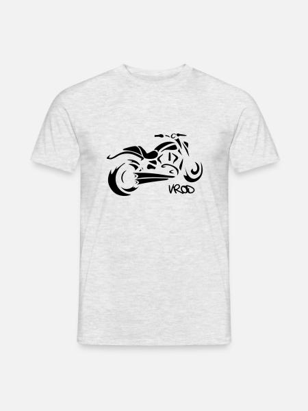 hd vrod - Männer T-Shirt - Grau meliert