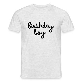 Birthday Boy - Männer T-Shirt - Grau meliert - Vorne - AI Model Male 178 dark (178cm)