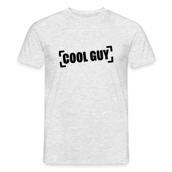 cool_guy_stamp_a1 - T-shirt homme - gris chiné - Devant - AI Model Male 178 dark (178cm)